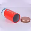 Caja de Empaque de Lata de Papel, Té Redondo, Dulces de Boda, Empaque de Recuerdo de Boda, Tubo de Papel, Lata Pequeña de Té, Dulces de Boda