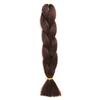 Perucas Africanas, Cabelo Sintético de Alta Temperatura, Cabelo para Tranças Jumbo, Fibra Sintética Monocromática, Corda de Cabelo Afro Fofa