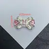 Pulsera de Cristal Hecha a Mano con Zirconia de Lazo Lujo Accesible Pulsera Accesorios de Joyería DIY Diamante Cuentas de Alta Retención de Color
