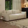 Sofá pequeño de lujo ligero para apartamento, sofá de tela vintage pequeño para sala de estar sin estructura de acero