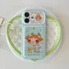 Ins estilo coreano cuerda de mano de jade pequeña con fondo azul láser adecuada para funda de teléfono Apple 18promax 16 15 nuevo