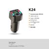 K24 Metal Mini Controle de Voz Carregador de Telefone de Carro PD30W Carregador Super Rápido Apple Huawei Xiaomi Carregador de Carro