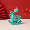 Año Nuevo del Caballo, Muévete el Cabello Ahora, Caja Sorpresa, Caballo Mecedora Creativo, Coche de la Suerte, Adornos para Coche, Regalos Creativos de Escritorio