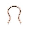 Características Simples Disson Comércio Exterior Novo Anel de Nariz de Aço Inoxidável 316L em forma de U Orelha Gancho Pin Brincos Piercing Jóias