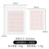 Venta al por mayor transfronteriza de fábrica 18 piezas Parche para espinillas sólido de color liso de hidrocoloide redondo Corrector Se puede aplicar maquillaje Parches para espinillas multicolores PE Se pueden personalizar