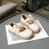 Zapatos Casuales para Niñas Zapatos de Princesa para Niños Modelo Nuevo Primavera 2026 Zapatos de Cuero con Suela Suave Tipo Mary Jane para Niños Mayores