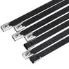 Abrazaderas de Acero Inoxidable 304 Pintadas en Negro con Spray, Abrazaderas Marinas, Abrazaderas de Alambre Metálico Antióxido para Apretar, Venta al por Mayor M4.8M8
