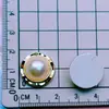 Estilo Chanel Pinza Plana de Perlas Funda para Teléfono Hebilla de Zapato Ropa DIY Materiales Hechos a Mano Accesorios de Plástico Adornos
