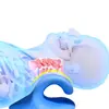 Masajeador de Columna Cervical Corrector de Hogar Almohada Especial para Bolsa Rica Tipo C Tracción Almohada de Masaje Cintura Espalda Cuello