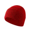Gorro de Punto de Color Sólido para Mujer, Nuevo Estilo Coreano Otoño e Invierno, Versátil Gorro de Lana tipo Cúpula para Estudiantes, Gorro de Moda para Clima Frío