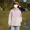 Chaqueta para exteriores de alta calidad para parejas, conjunto de dos piezas tres en uno, gorro removible, impermeable, cortavientos, traje de montañismo