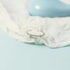Anillo Doce Constelaciones Estilo Frío Moderno Estilo Japonés y Coreano Lujo Ligero Abierto Ajustable Anillo de Dedo de Diamante para Mujer Sencillo