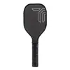 Raquete de pickleball em fibra de carbono na cor de sobremesa para treino de tacadas precisas, mini raquete de evento