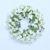 Guirlanda de peônias simuladas 45cm decoração suspensa decoração de porta casamento sobreporta flor adereços de fotografia guirlanda de sala de estar decoração floral
