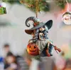 Modelo Novo Transfronteiriço Amazon Acrílico Plano Personalizado Criativo Decoração de Halloween Ornamento para Pendurar no Retrovisor do Carro