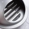 Tapa de Viento de Acero Inoxidable 304 Cubierta a Prueba de Viento Engrosada Cubierta a Prueba de Insectos para Ventilación de Campana Extractora de Pared Exterior de Baño