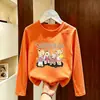 Camiseta de manga larga para niña para primavera y otoño 2026, nuevo estilo elegante para bebés, camiseta básica de algodón para niños, top casual de otoño