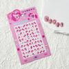 Pegatinas luminosas en relieve 5D de Sanrio para decoración de uñas, diseño de dibujos animados, kulomi, lindas pegatinas para uñas para niños, joyería adhesiva para bebés