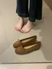 Mandago Sapatos Baixos de Bico Aberto para Combinar Frutas Grandes Todos os Dias Sapatilhas Sapatos Baixos com Laço Sapato Único Estampa de Leopardo