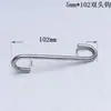 Gancho de Acero Inoxidable 304 Gancho Curvo en Forma de S Percha Cabeza Grande y Pequeña Personalización No Estándar Gancho Doble Curvo Ojo de Oveja