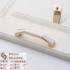 Directo de Fábrica Moderno Simple Combinación Manija Negra Jane Europa Dorado Zapatero Manija de Puerta de Armario Herrajes para Muebles