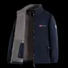 Elegante y funcional chaqueta de forro polar para exteriores para otoño e invierno, cálida y resistente al frío, nuevo diseño moderno, simple y versátil