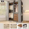 Perchero para Ropa de Uso Doméstico en el Dormitorio, Perchero Metálico de Pie, Combinación de Perchero para Vestidor, Armario Abierto Reforzado