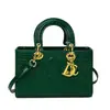Bolsos Nuevo Bolso de Mano Retro con Patrón de Cocodrilo Bolso de Hombro Cruzado Versátil de Nicho Moda Europea y Americana Bolso Princesa Diana para Mujer