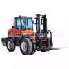 Empilhadeira Multifuncional Empilhadeira Off-Road Garra Hidráulica Diesel Integrada Manuseio de Carga e Descarga Tração Ajustável de Quatro Toneladas Pode Ser Exportada