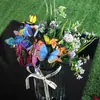 Mariposa de Simulación de PVC Decoraciones de Jardín para Exteriores Diseño Creativo 3D para Jardinería Fábrica de Mariposas de Simulación
