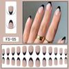 Simples francês vestindo coleção de unhas transfronteiriças unhas remendo de unhas por atacado folha de unhas falsas por atacado unhas falsas