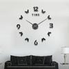 Reloj de Pared Acrílico de Mariposa Estéreo 3D Reloj Creativo DIY Entrada Sala de Estar Decoración de Dormitorio Reloj Adhesivo de Pared Reloj Espejo
