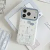 Funda de Elefante de Dibujos Animados Simple Estilo Coreano Adecuada para Apple 17 Pro Max, iPhone 16P, Linda 15 Pro, A Prueba de Golpes