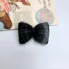 Tela Gruesa Otoño e Invierno Estilo Coreano Cuadros Relleno de Algodón Tela Estéreo Accesorios de Lazo Flor para Zapatos DIY Accesorios para Ropa Calcetines