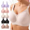 Sujetador de Gel Transparente Sin Costuras de Seda Helada Zeriluna Multicolor Transpirable Amigable con la Piel Ajustado al Cuerpo de Moda Simple Ropa Interior
