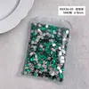 Lote Completo de Accesorios para Uñas Coloridos de Moda Octagonales Largos de Cristal Irregulares con Parte Plana Pedrería Paquete Grande Materiales para Decoración de Uñas