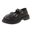 Zapatos de Cuero para Niña Estilo Británico Clásico Zapatos de Princesa para Niña Otoño 2024 Nueva Llegada Zapatos Planos Antideslizantes para Estudiante Modernos