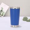 Vaso de vacío de doble capa de acero inoxidable 304 transfronterizo, taza de agua portátil para coche, simple, 20 oz, taza para coche, taza para helado, logo