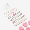 Set de limas de uñas con grano de diamante, lima de uñas resistente al desgaste, pequeño regalo para salones de uñas para atraer clientes, disponible en stock del fabricante