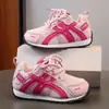 Sapatos Femininos 2026 Nova Primavera Infantil Malha Solado Macio Tênis Esportivo Meninas Corrida Leve Princesa Argan Tênis de Placa