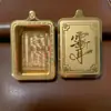 Caja de Thangka de Taiji de Ocho Trigramas Acero de Titanio Color Duradero Conservación del Color Chapado Cuadrado Thangka Gawu Caja Colgante Fabricante