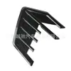 Carro Modificado Saída de Ar Falsa Lateral para Para-lama Shark Fin Capô Padrão Fibra de Carbono Preto Brilhante Para-lama do Corpo