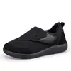 Zapatos de Gran Ancho con Forro de Felpa para Personas Mayores, Ajuste Holgado para Pies Anchos, Zapatos para Juanetes para Papá, Zapatos sin Cordones para Hallux Valgus, Zapatos para Caminar