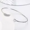 Pulsera de hoja con diamantes completa popular transfronteriza europea y americana, conjunto combinado, pulsera de moda para mujer en stock
