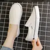 Zapatos de Lona para Mujer y Hombre 2025 Primavera y Otoño Nuevos Slip-On Slip-Ons Zapatos Planos Casuales para Estudiantes Estilo Coreano Zapatos de Pareja