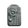 Jade Hetian de Xinjiang Zafiro Verde Torre Primera Calidad Material Fino Cuatro Brazos Guanyin Colgante de Paisaje para Hombres y Mujeres Colgante de Jade