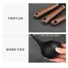 Juego de Utensilios de Cocina de 9 Piezas, Espátula Antiadherente Resistente a Altas Temperaturas, Espátula para Cocinar, Cuchara para Sopa, Mango de Madera, Juego de Utensilios de Cocina de Silicona al por Mayor
