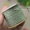 Cuerda de mano tejida con hilo de algodón con adición de oro de 1.8 mm, cuerda para jugar Wen, no elástica, resistente al desgaste, cuerda DIY, borla de bodhi, punta