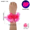 Amazon Cross-Border Halloween Flor de Pulso Fluorescente Festa de Feriado Fantasia Adereço para Foto Crânio Abóbora Pulseira Flor