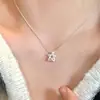 Collar Nuevo Estrella de Zirconia Primavera y Verano 2026 Nuevo Nicho Cadena Clavícula Simple Elegante Collar con Colgante de Estrella de Cinco Puntas
